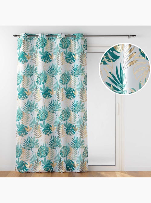 Rideau à Œillets – Imprimé Métallisé – Ornella - Kiabi