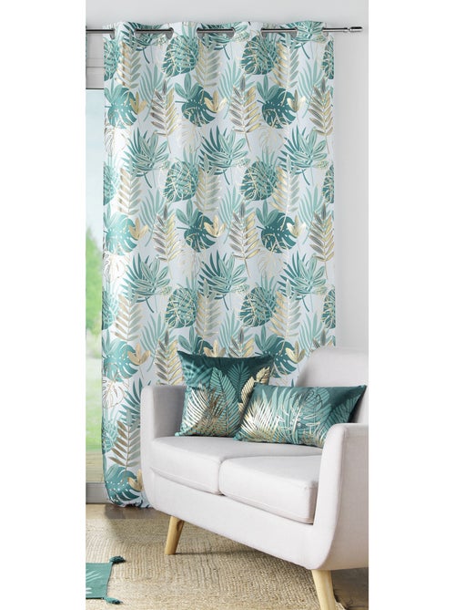 Rideau à Œillets – Imprimé Métallisé – Ornella - Kiabi