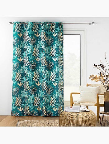 Rideau à Œillets – Imprimé Métallisé – Ornella