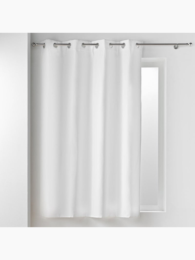 Rideau à Oeillets Isolant Blanc Blanc - Kiabi