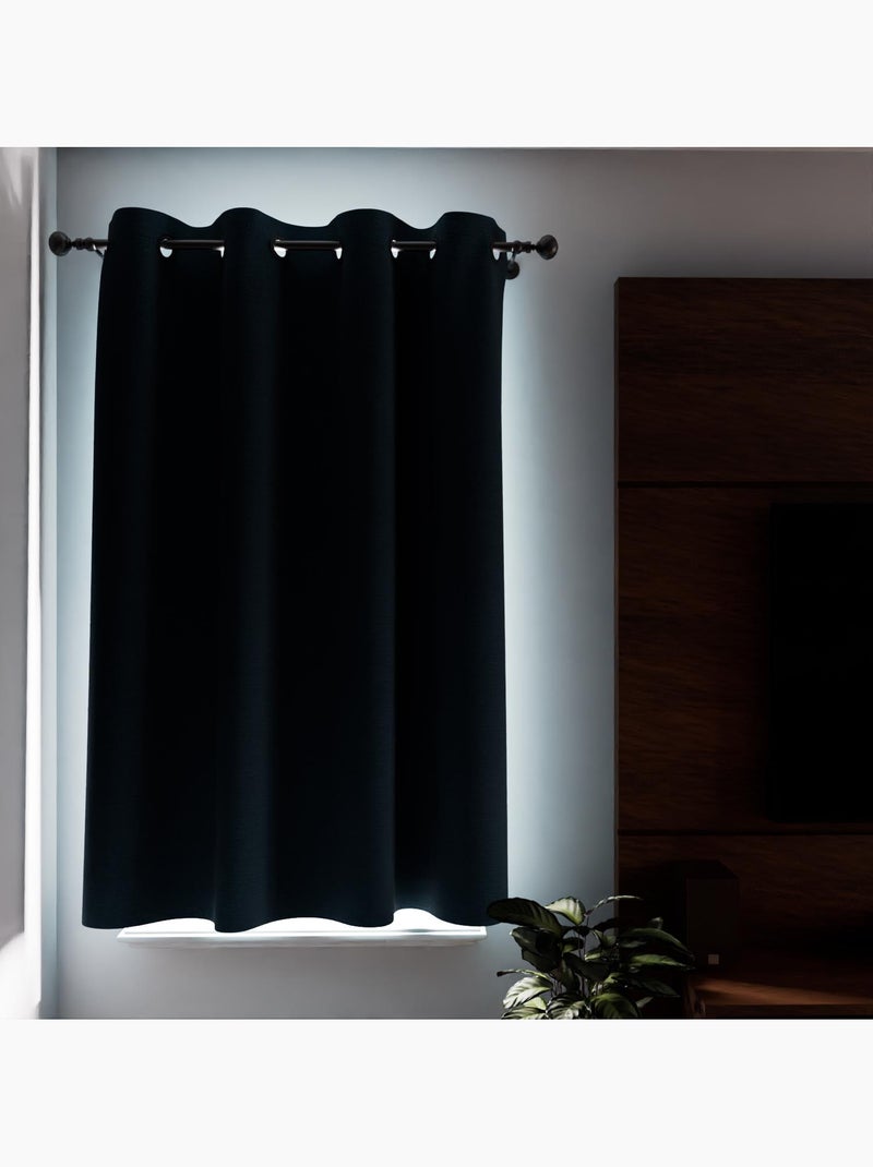 Rideau à oeillets Isolant et 100% Occultant ECLIPSE, par Soleil d'ocre Bleu - Kiabi