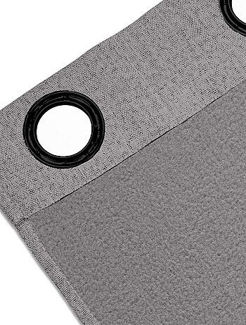 Rideau à oeillets Isolant et 100% Occultant ECLIPSE, par Soleil d'ocre