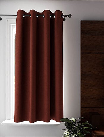 Rideau à oeillets Isolant et 100% Occultant ECLIPSE, par Soleil d'ocre