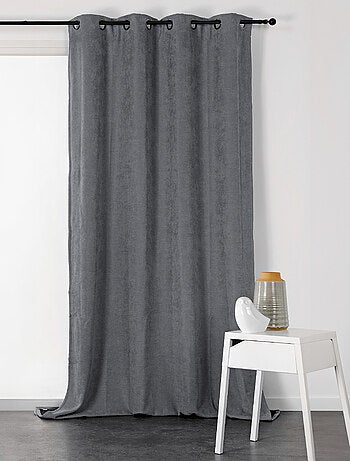 Rideau à Oeillets Isolant et Déperlant - Effet Velours