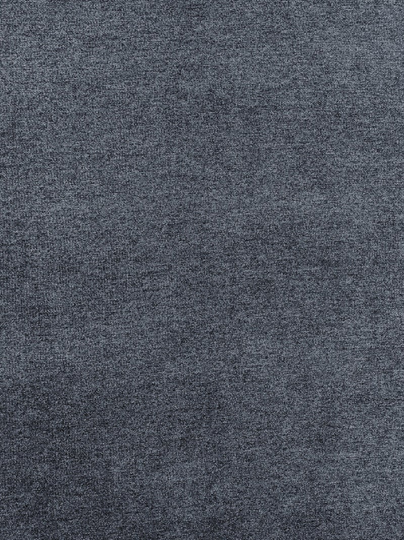 Rideau à Oeillets Isolant et Déperlant  - Effet Velours gris anthracite - Kiabi