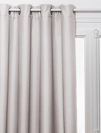 Rideau à oeillets isolant thermique avec doublure polaire