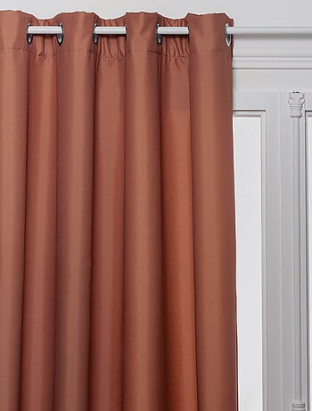 Rideau à oeillets isolant thermique avec doublure polaire