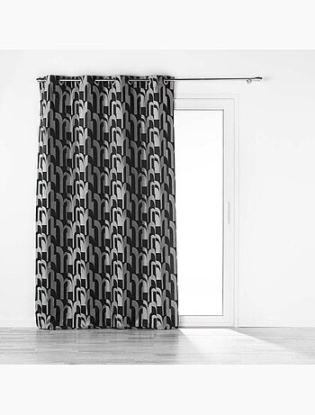 Rideau a oeillets jacquard Medicis