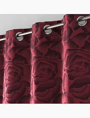 Rideau a oeillets jacquard Rosaline