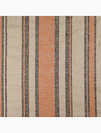 Rideau à Oeillets Lin Rayé Esprit Méditerranéen