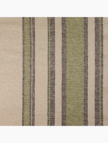 Rideau à Oeillets Lin Rayé Esprit Méditerranéen