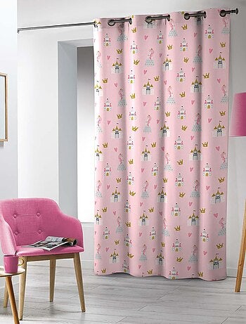 Rideau a oeillets microfibre little princess