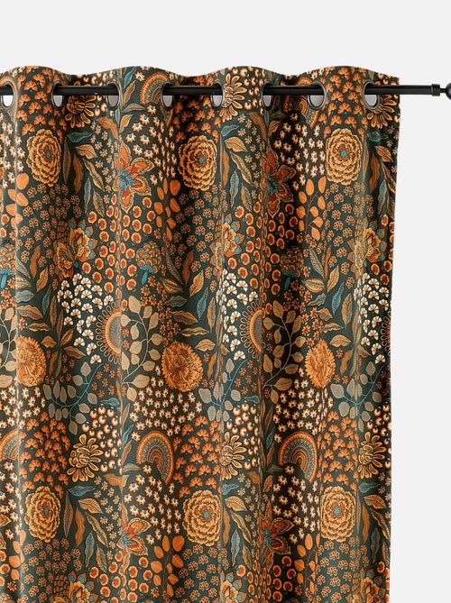 Rideau à Oeillets Motif Cachemire - Kiabi Rideau à Oeillets Motif Cachemire - Kiabi