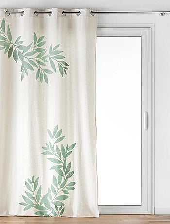 Rideau à Oeillets Nymphea Imprimé