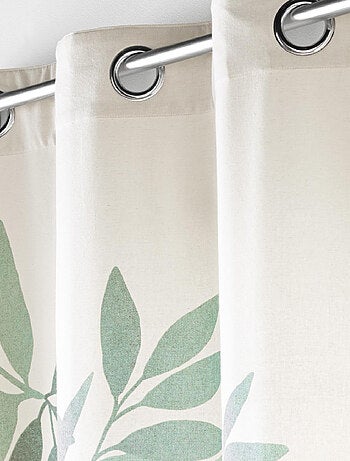 Rideau à Oeillets Nymphea Imprimé