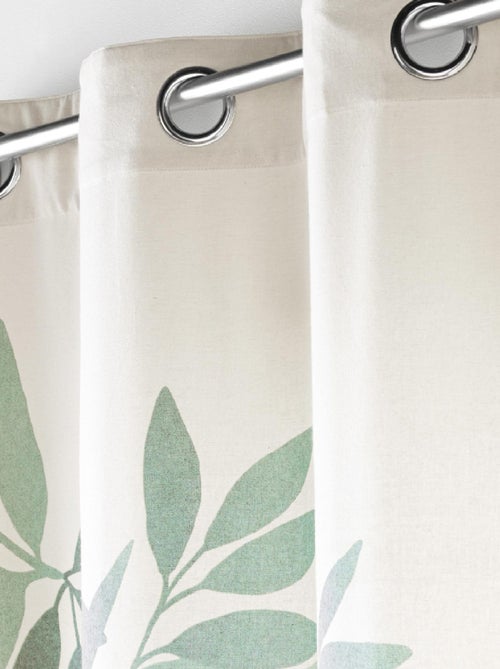 Rideau à Oeillets Nymphea Imprimé - Kiabi