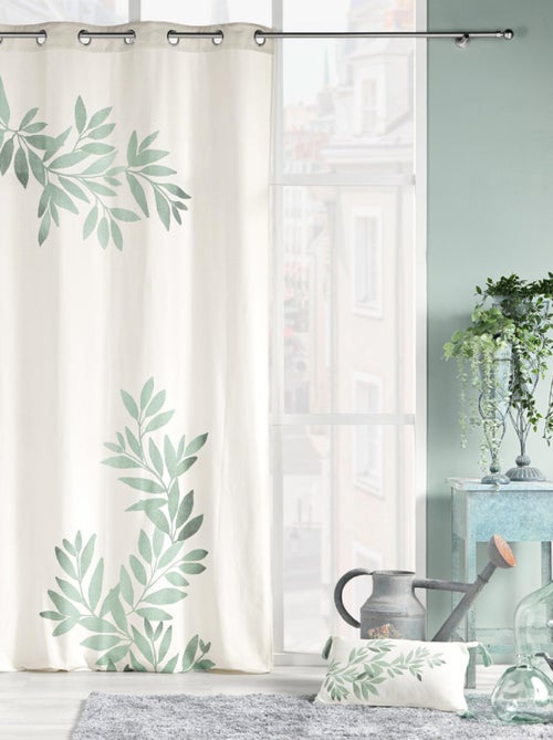 Rideau à Oeillets Nymphea Imprimé - Kiabi