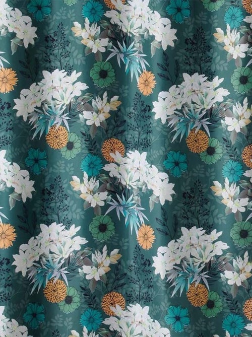 Rideau à œillets occultant 135x260 cm Osaka microfibre - Kiabi