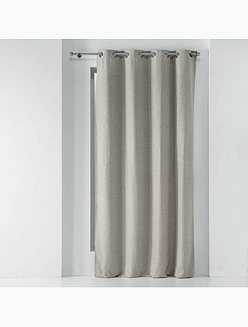 Rideau à oeillets occultant chambray uni
