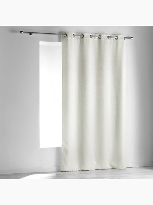 Rideau à oeillets occultant Collection Opacie - Kiabi