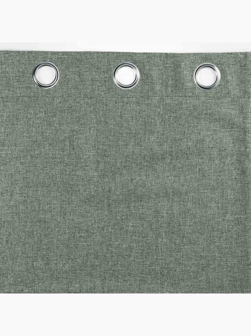 Rideau a oeillets occultant Crepuscules - Kiabi