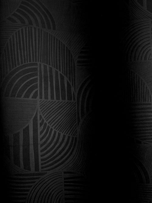 Rideau à oeillets occultant imprimé géométrique - Kiabi