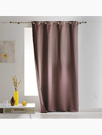 Rideau à oeillets occultant isolant Coveri