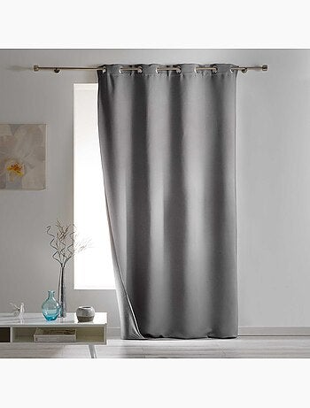 Rideau à oeillets occultant isolant Coveri