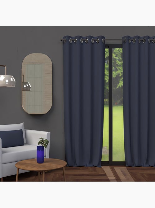 Rideau à oeillets OCCULTANT, par Soleil d'ocre - Kiabi