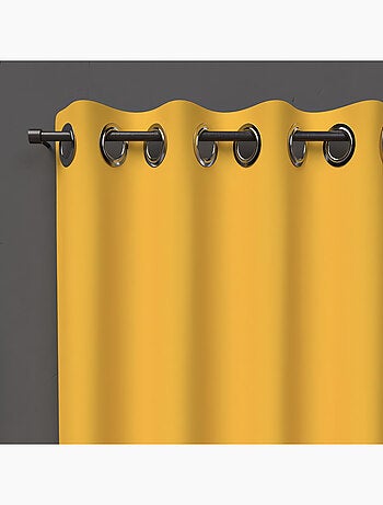 Rideau à oeillets OCCULTANT, par Soleil d'ocre