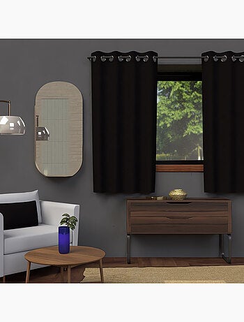 Rideau à oeillets OCCULTANT, par Soleil d'ocre