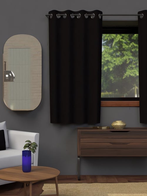 Rideau à oeillets OCCULTANT, par Soleil d'ocre - Kiabi