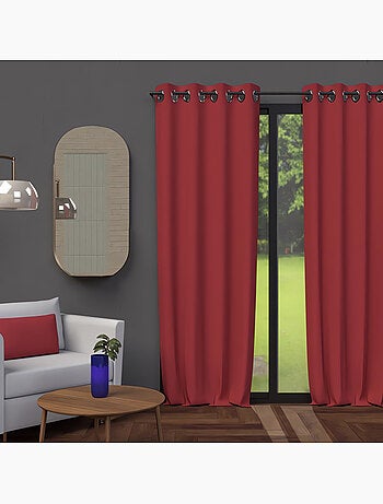 Rideau à oeillets OCCULTANT, par Soleil d'ocre