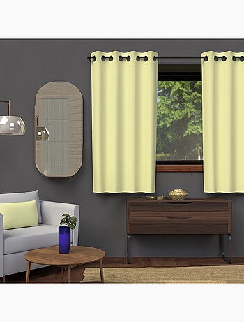 Rideau à oeillets OCCULTANT, par Soleil d'ocre