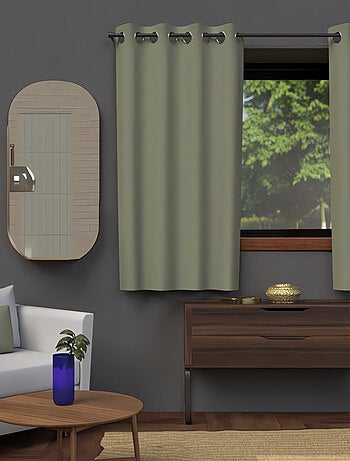 Rideau à oeillets OCCULTANT, par Soleil d'ocre