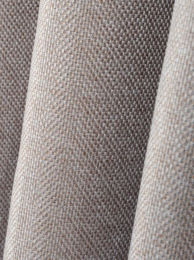 Rideau à œillets occultant polaire 140x260 Copenhague lin Beige - Kiabi