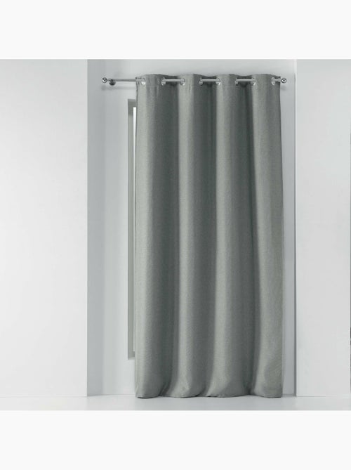 Rideau à oeillets occultant tissé - Kiabi