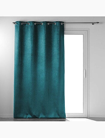 Rideau à œillets – Occultant velours frappé Anthéa