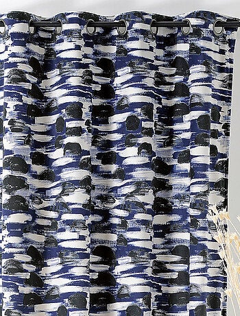 Rideau à Oeillets Paysage Abstrait