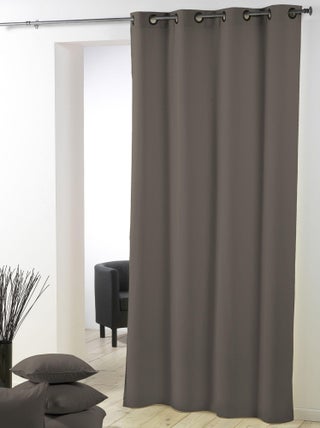 Rideau a oeillets plastique collection Essentiel top color