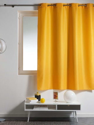 Rideau a oeillets plastique collection Essentiel top color