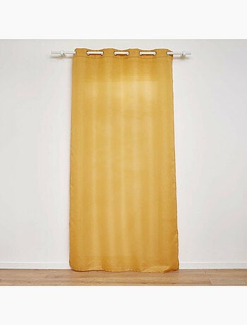 Rideau a oeillets polyester + fils métallisés Zeline