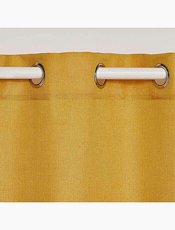 Rideau a oeillets polyester + fils métallisés Zeline