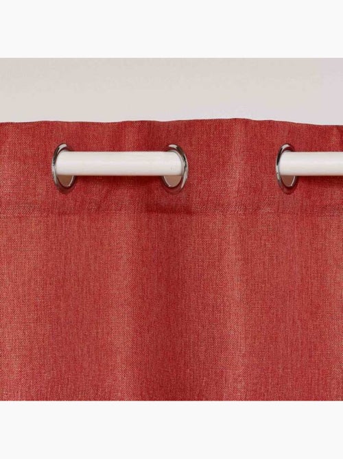 Rideau a oeillets polyester + fils métallisés Zeline - Kiabi