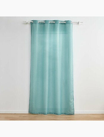 Rideau a oeillets polyester + fils métallisés Zeline