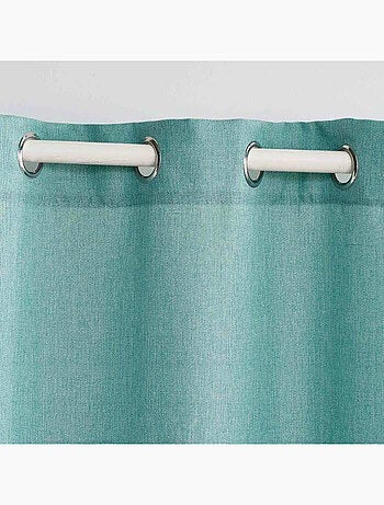 Rideau a oeillets polyester + fils métallisés Zeline