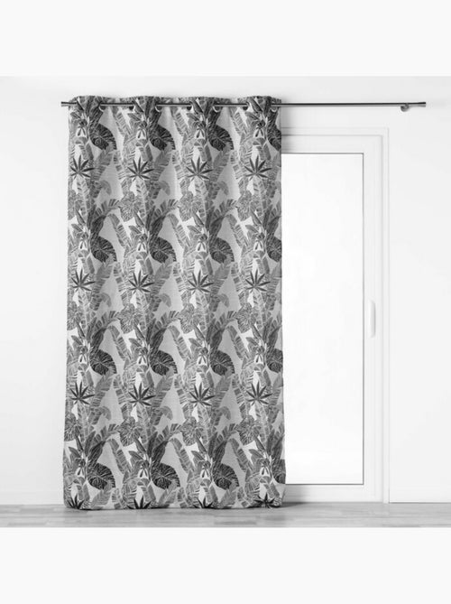 Rideau a oeillets polyester imprime bully - Kiabi Rideau a oeillets polyester imprime bully - Kiabi