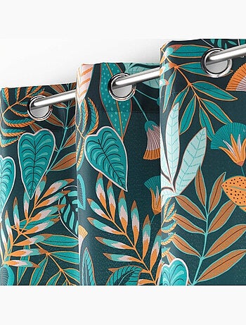 Rideau a oeillets polyester imprimé Tilda