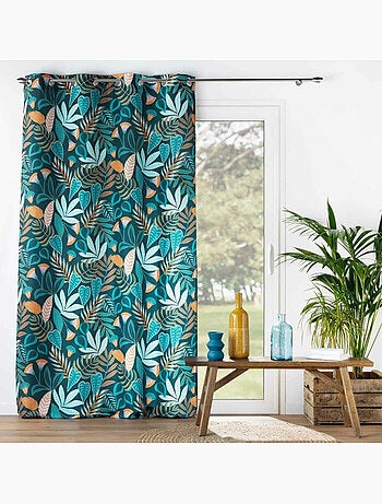 Rideau a oeillets polyester imprimé Tilda