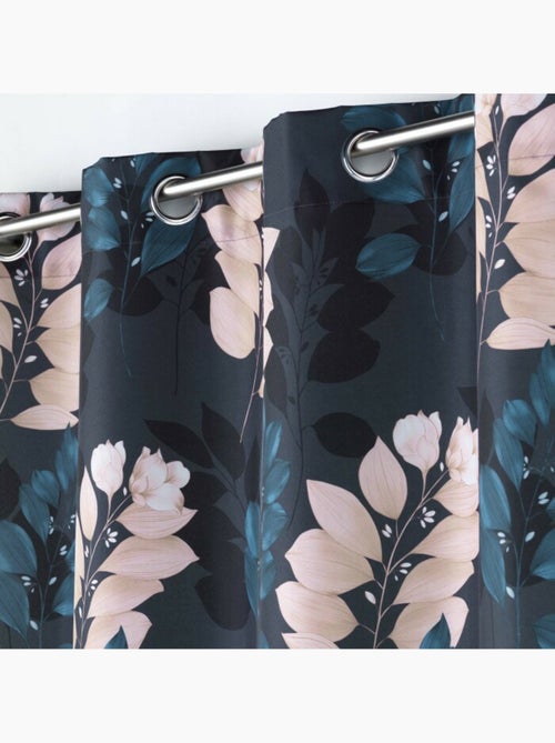 Rideau a oeillets polyester imprimeé Belline - Kiabi